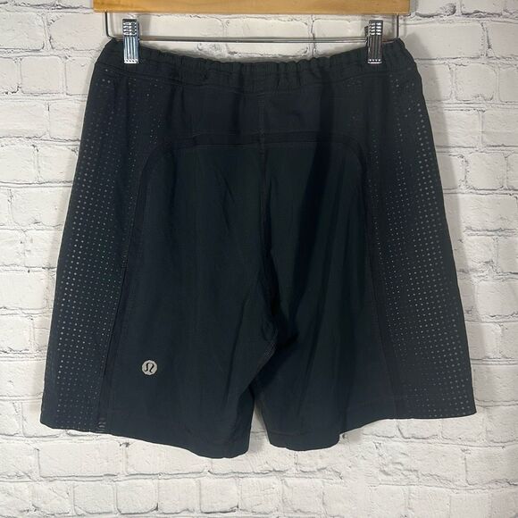 Lululemon Pace Breaker Shorts Lined Gym Shorts Pockets drawstring M FLAWS - Picture 6 of 9